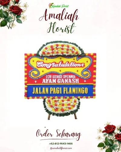Bunga Papan Congratulation di Silaing Atas